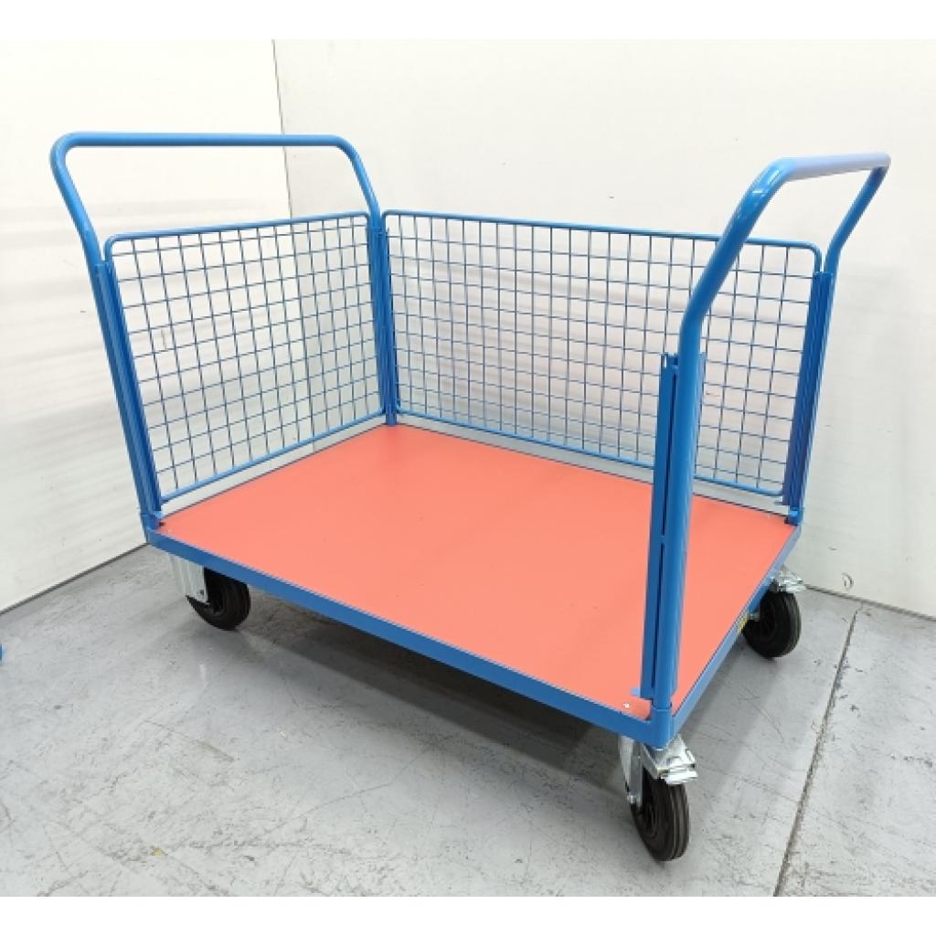 Plataforma malla 1.200 x 800. Ruedas macizas